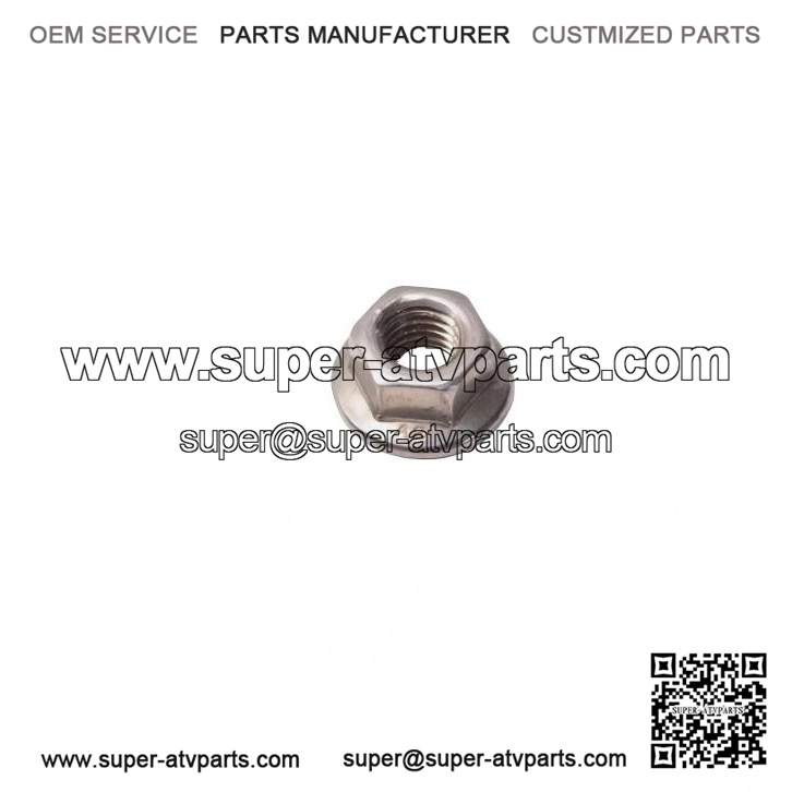 Hex Flange Nut 233101414 CAN-AM 01-15 Traxter DS 450 ATV UTV