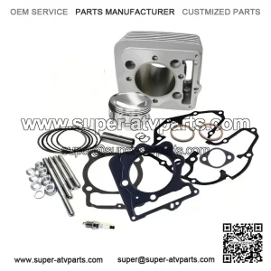 For 400EX 400X ?C 87mm Big Bore Kit +2 Cylinder Piston 416cc Top End Rebuild Parts Kit.