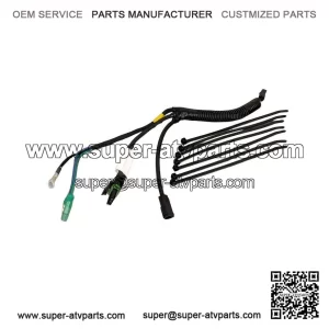 Winch Wiring Harness 715002453, Can Am ATV Outlander, connects switch to solenoid.