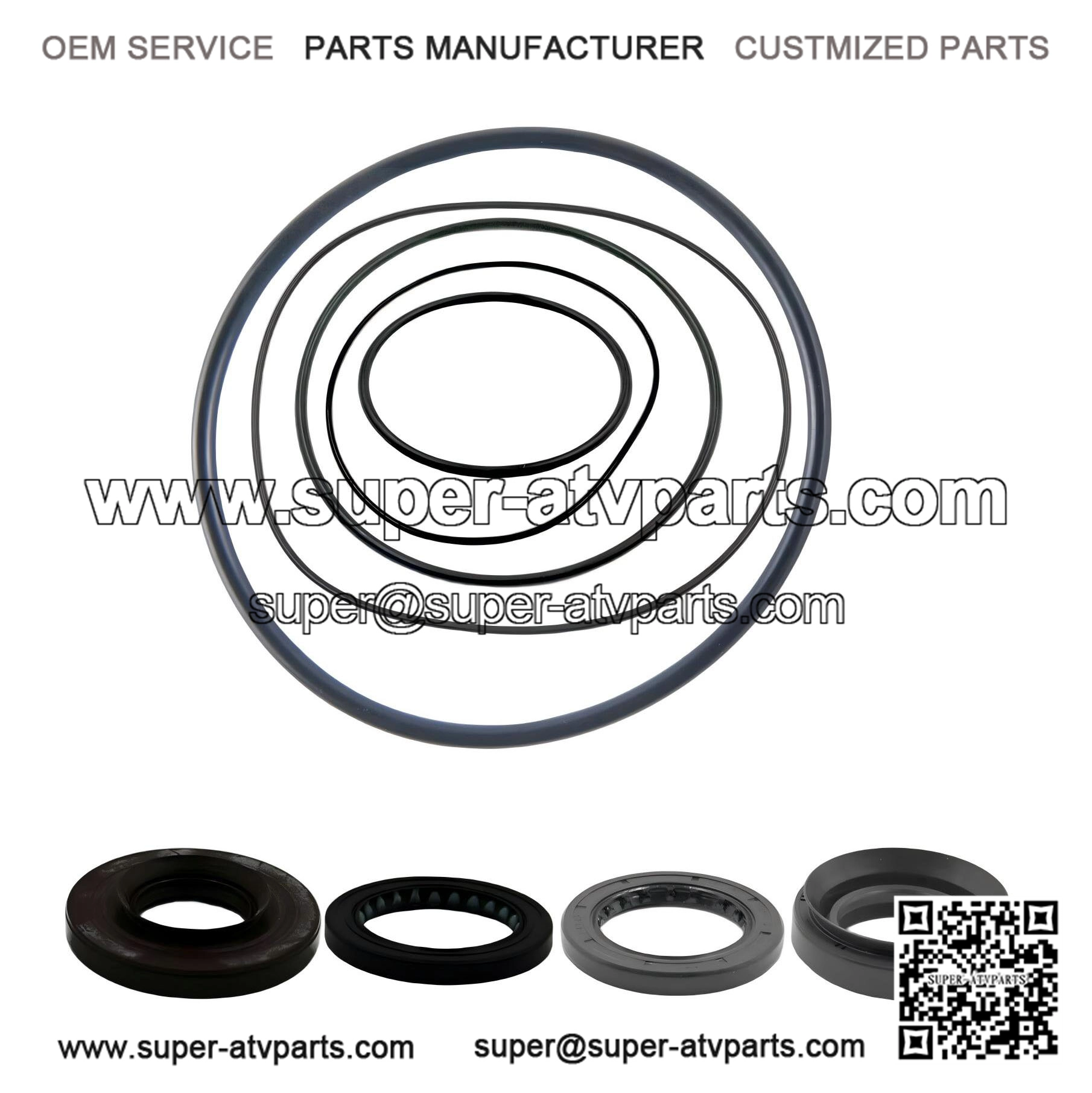Suzuki Rear Differential Seal Kit fits 400 Eiger, King Quad 500, Vinson, 2002 - 2024